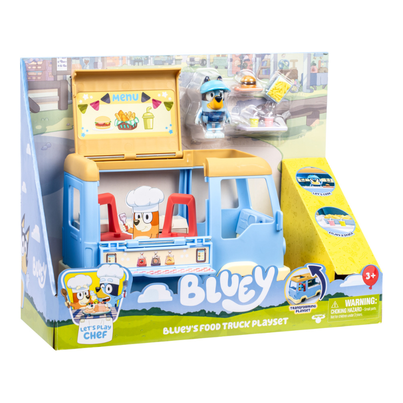 NEW! Bluey Food Truck Playset